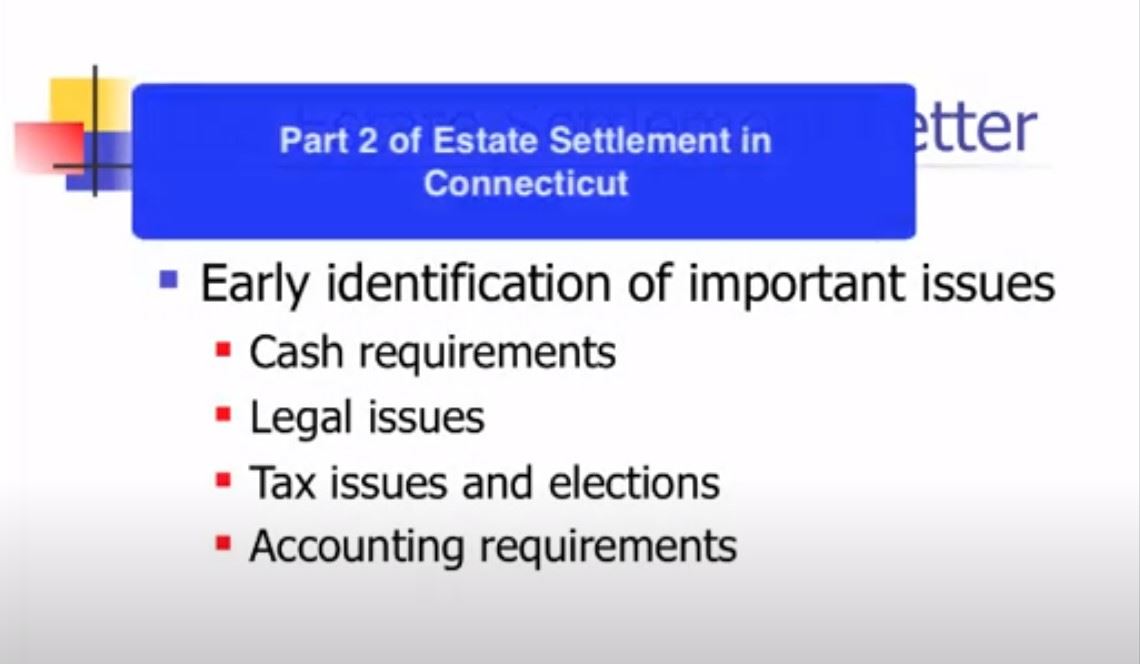 Business Law Video Estate Settlement Part 2