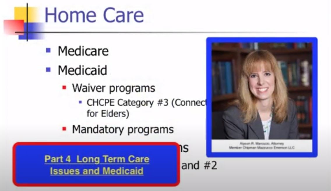 Business law video long term care issues part 4